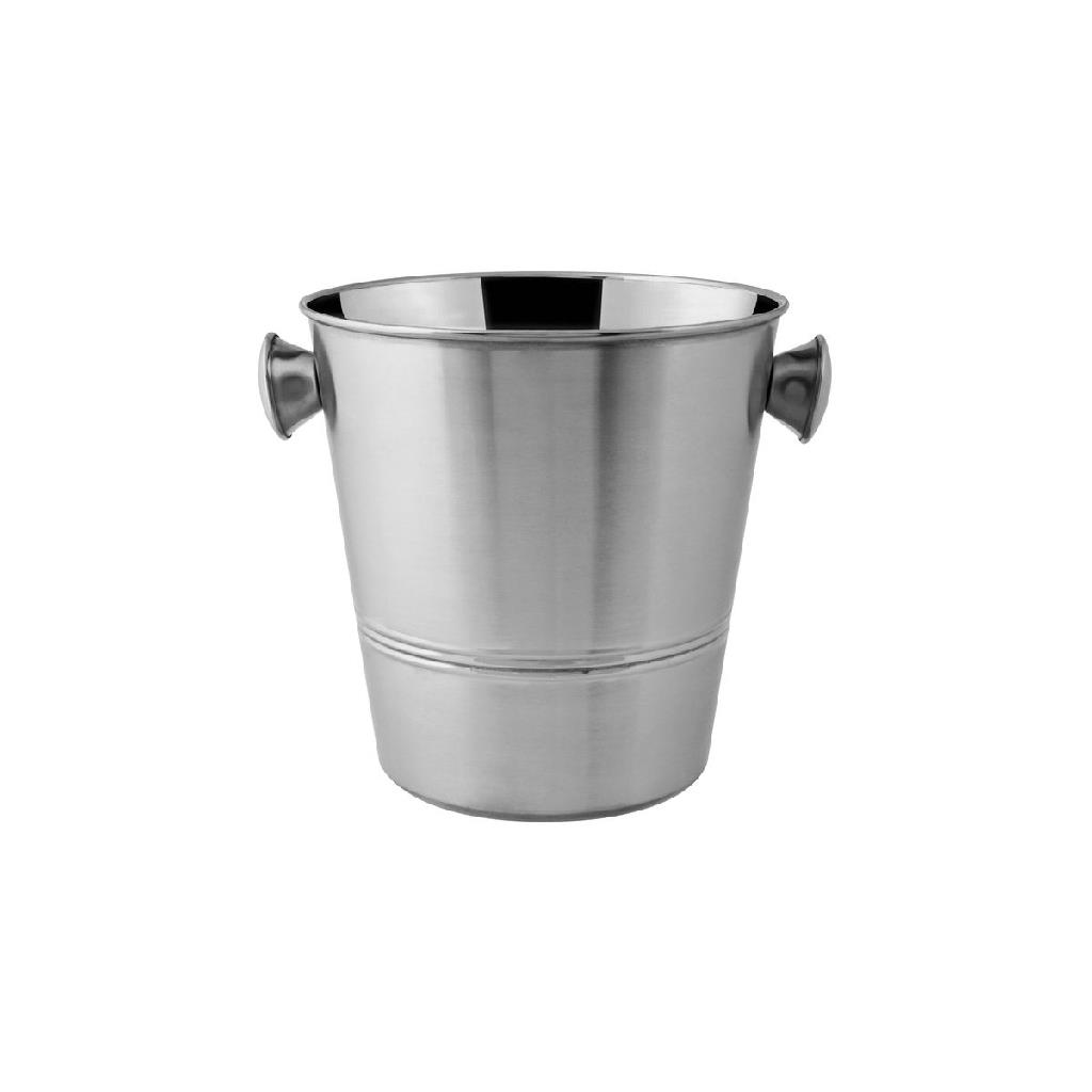 STAINLESS STEEL WINE BUCKET SATIN FINISH WITH KNOBS [70893] - Port ...