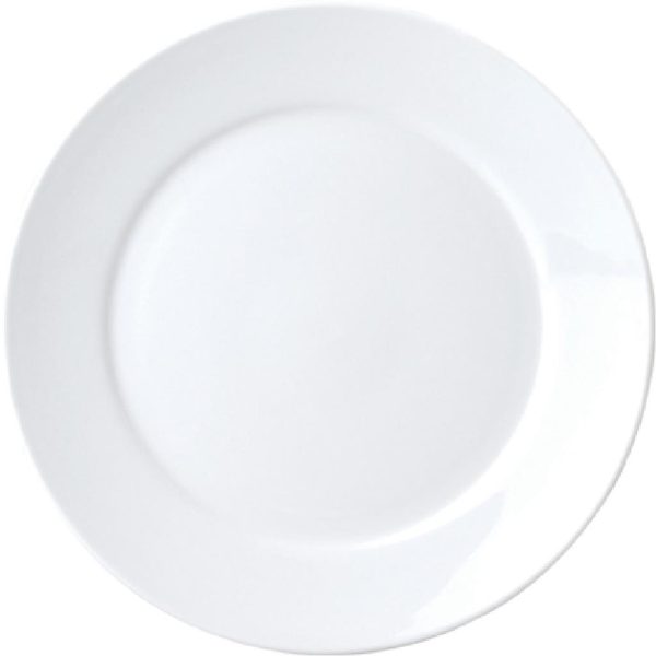 ROUND CHELSEA PLATE 160MM WIDE RIM [94304] – Port Stephens Packaging ...