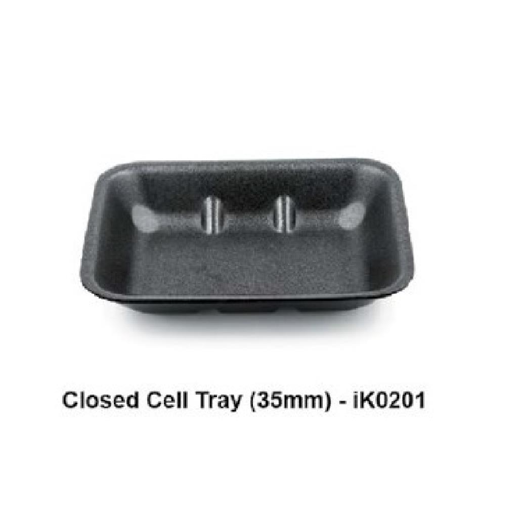 7X5 FOAM TRAY DEEP BLACK IKON (8X90)