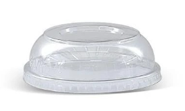 DOME LID RPET NO HOLE TO SUIT DELI CONTAINER "BETA ECO" (500) ***CARTON ONLY***