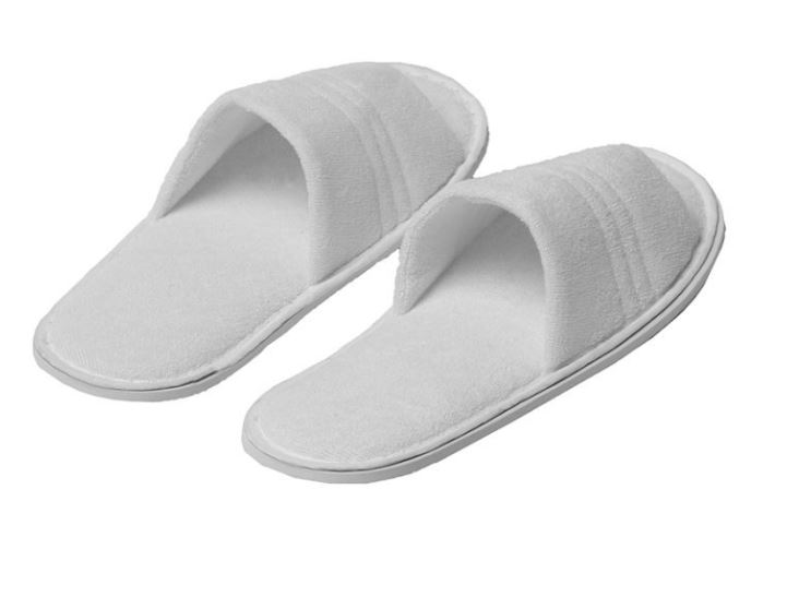 STANDARD TERRY COTTON SLIPPERS *CLOSED TOE* (100)