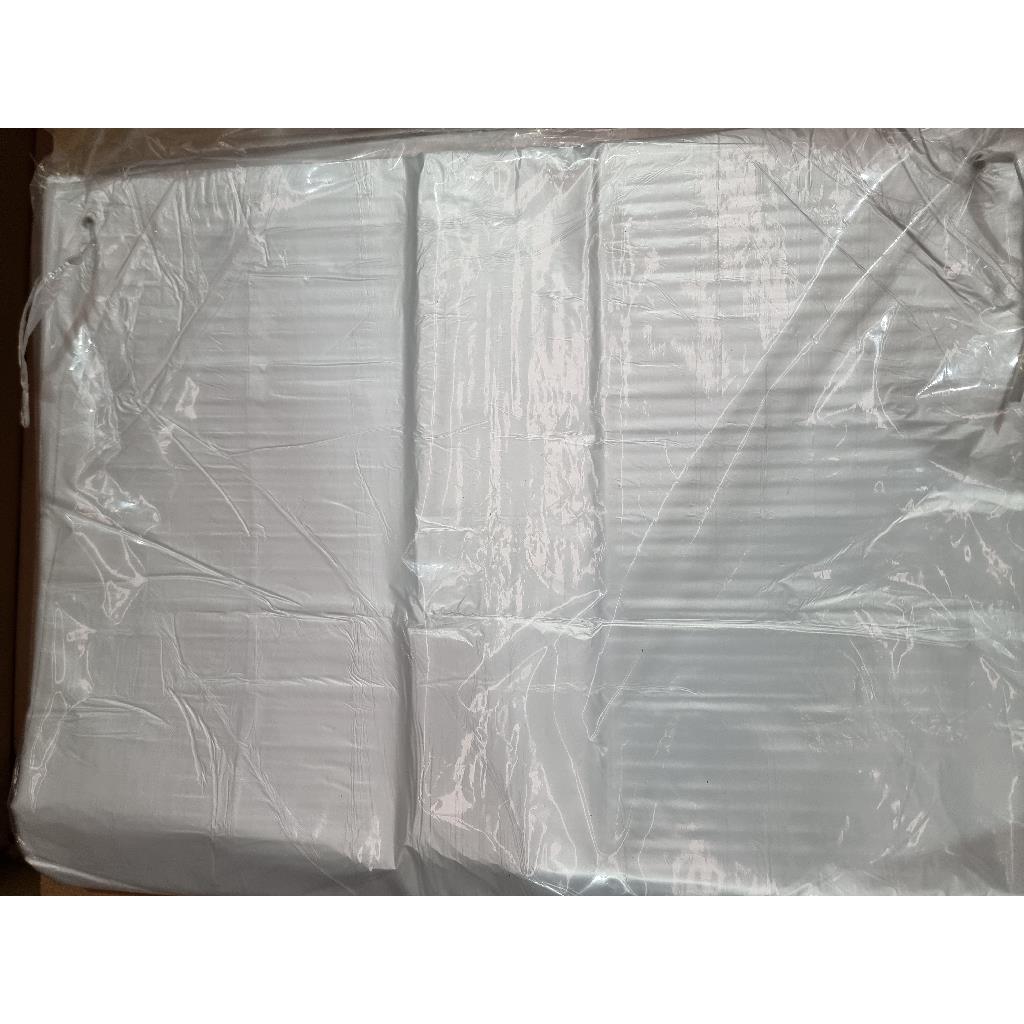 LARGE WRAP SLAP/SHEET CLEAR/NATURAL DOUBLE STRUNG HDPE 660X400MM (5X1000)