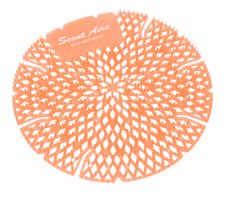 URINAL PADS ROUND ANTI SPLASH MANGO "EDCO SCENT AIRE" (10)