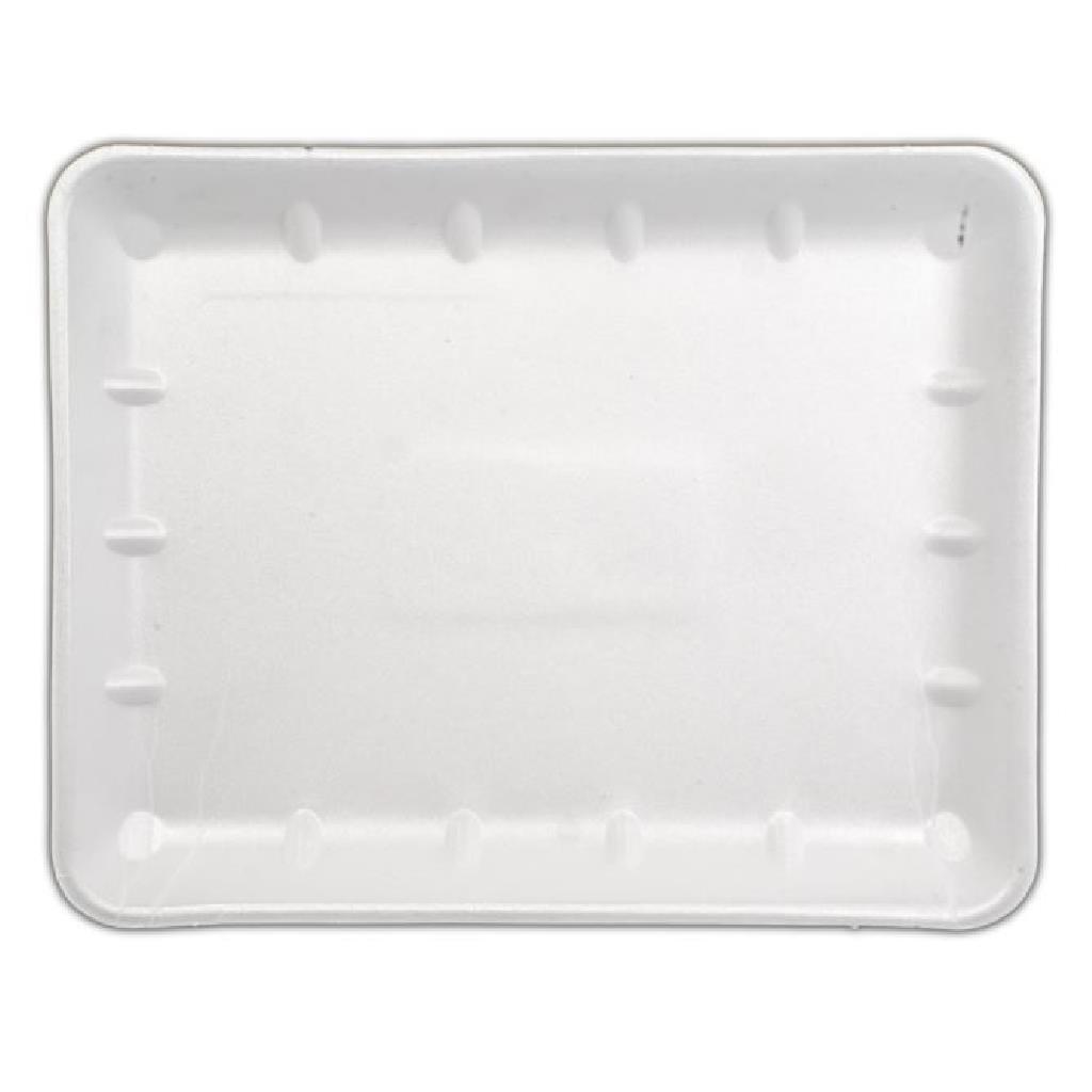 14X11 FOAM TRAY WHITE DEEP IKON (180) ***CARTON ONLY***