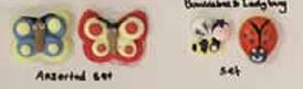 FLYING INSECTS (BUMBLE BEE, LADY BUG, BUTTERFLY ASST) BX 150~