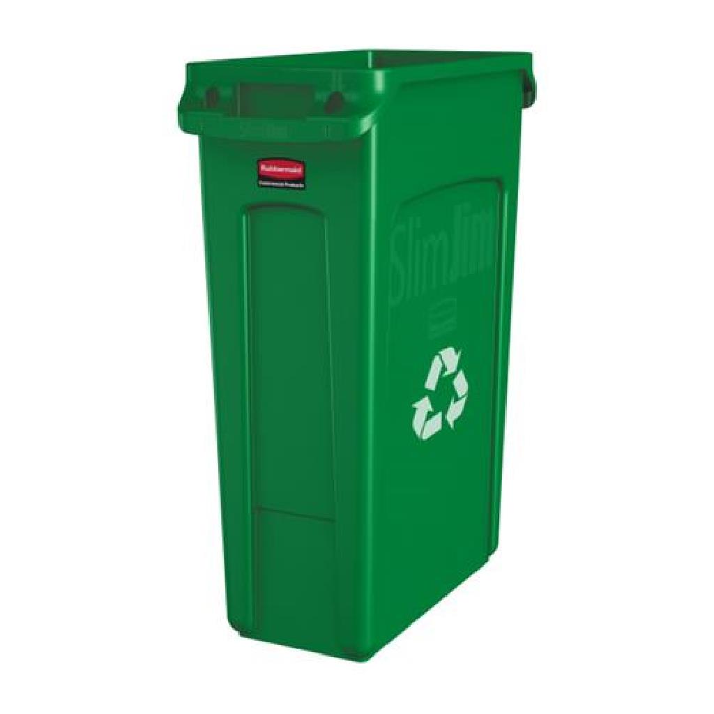 87L SLIM JIM BIN 762(H)X 279(W)X 559(D) *GREEN* **KITCHEN & FOOD PREP AREAS**
