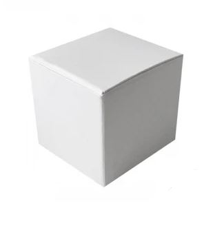 2PK MILKBOARD MACARON BOX CUBE 50X55X50MM (NO WINDOW)(100)