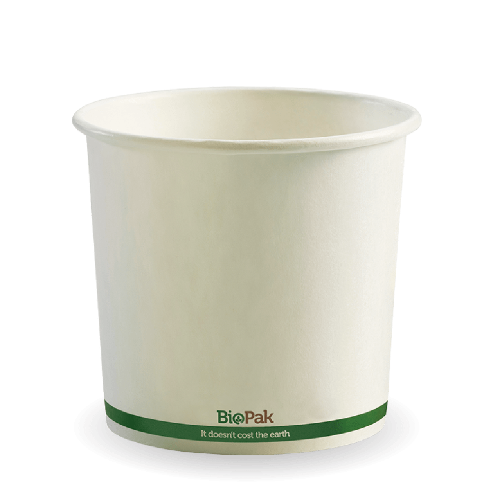 BIOBOWL WHITE  24OZ 740ML [BSC-24]