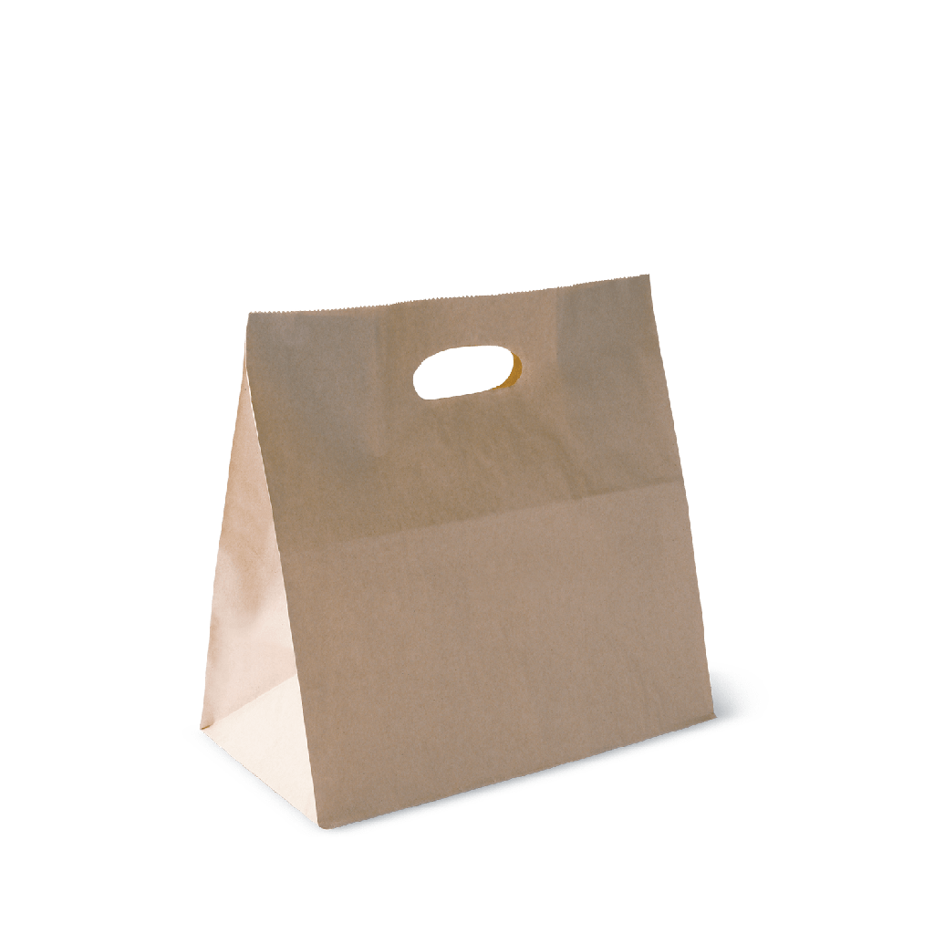 BROWN DBAG DIE CUT DETPAK [C040S0010G] (500) 280X280X150MM
