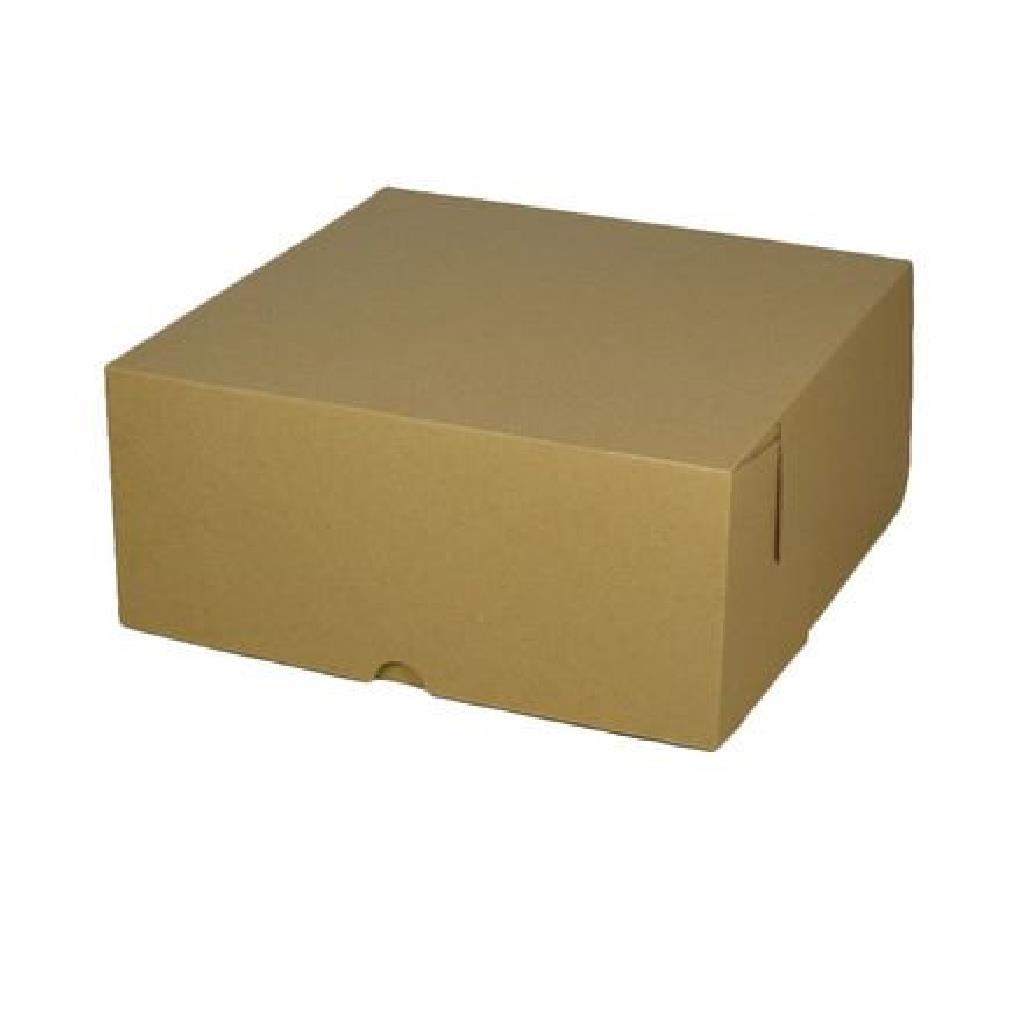 KRAFT BROWN CAKE BOX 7X7X4 (100)