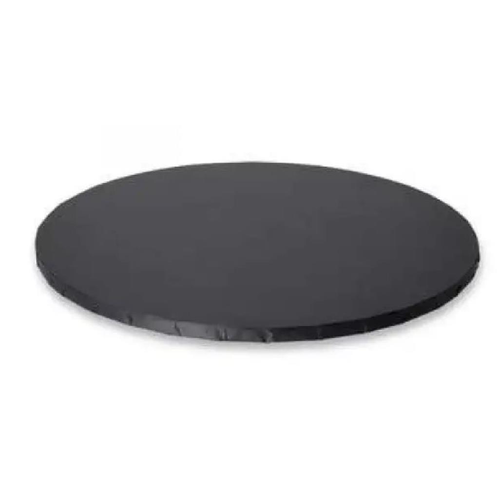 9" ROUND CAKE BOARD ***BLACK*** (50)