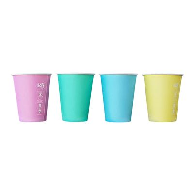 16OZ PASTEL SINGLE WALL ***TRULY ECO*** PINNACLE AQUEOUS COFFEE CUP 90MM (20X50)