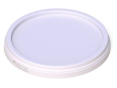 WHITE LID TO SUIT 10L BUCKET *TAMPER EVD*