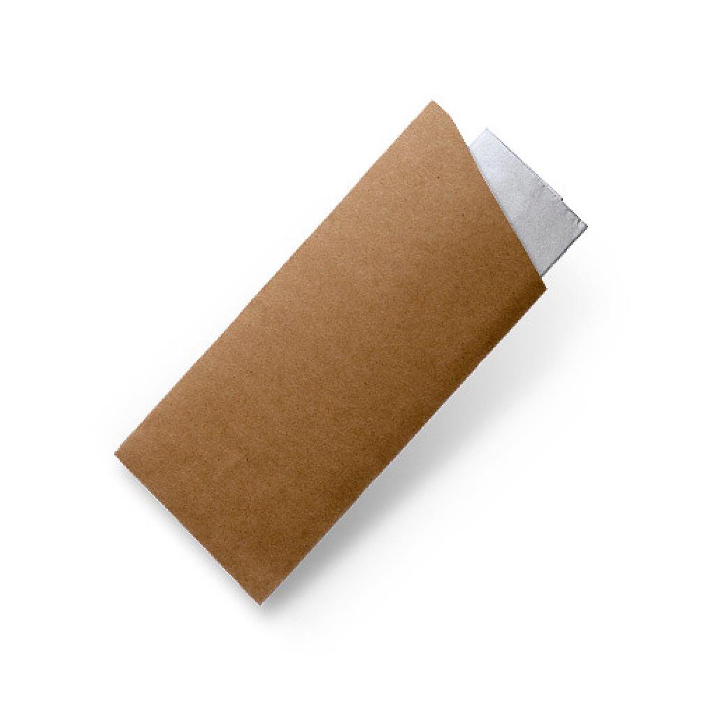 CUTLERY SLEEVE/KRAFT POUCH KRAFT NAPKIN (1000)