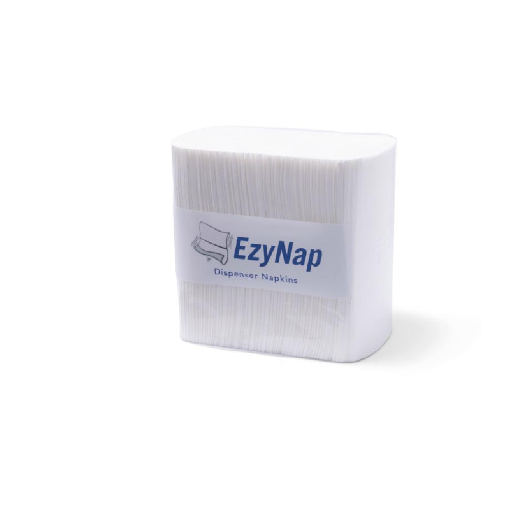 2PLY EZY NAP XPRESS DISPENSER NAPKIN ***WHITE*** SUITS N4 [DISNE-W] (CARTON ONLY) (12X500)