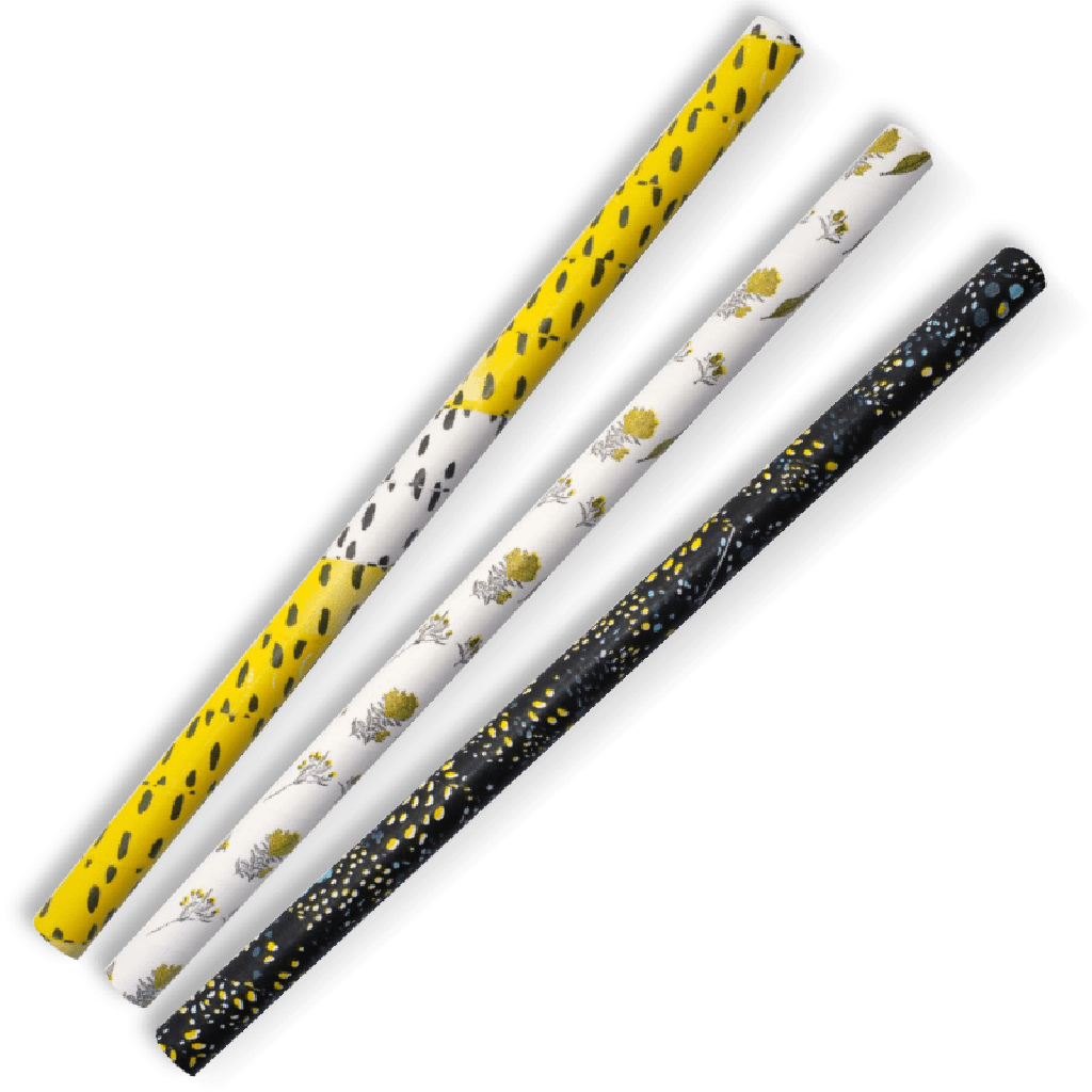 JUMBO ***PAPER*** STRAWS ***ART SERIES*** BIOPAK [JP-PBS-10X197-ART] (25X100) **CLEARANCE**
