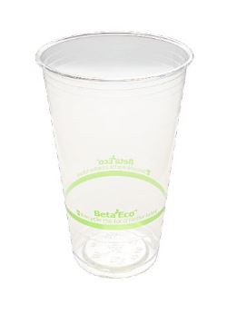 425ML RPET CLEAR PLASTIC CUP ANCHOR BETAECO GREEN "WEIGHTS & MEASURED APPROVED" (20X50) ***NOTE: NO LID AVAILABLE***