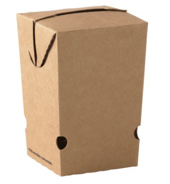 SMALL *STAND UP* KRAFT BROWN CHIP BOX "DETPAK GO RANGE" [K227S0010] (500)