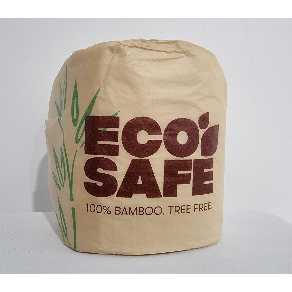 2PLY BAMBOO TOILET PAPER "ECOSAFE BAMBOO" 400 SHEETS INDIVIDUALLY WRAPPED [ECO-TR400] (48)