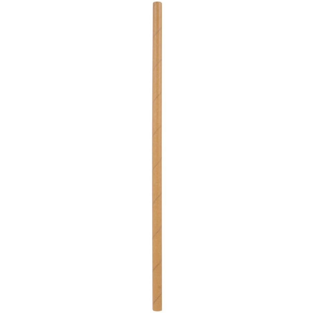 REGULAR PAPER STRAWS ***KRAFT BROWN*** (10X250)