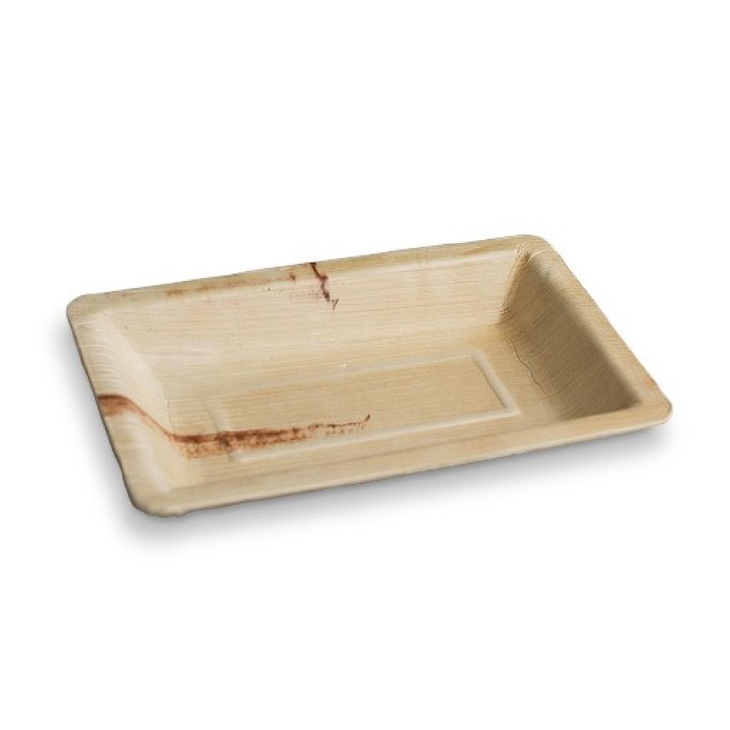 PALM PLATE RECTANGLE MEDIUM 8"X5" (4X25)