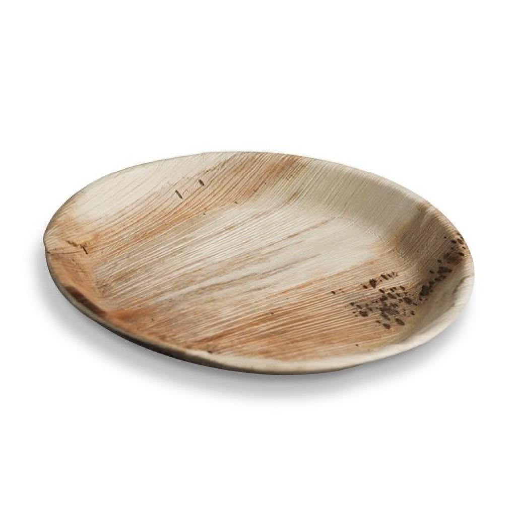 PALM PLATE ROUND 10" 250MM (4X25)