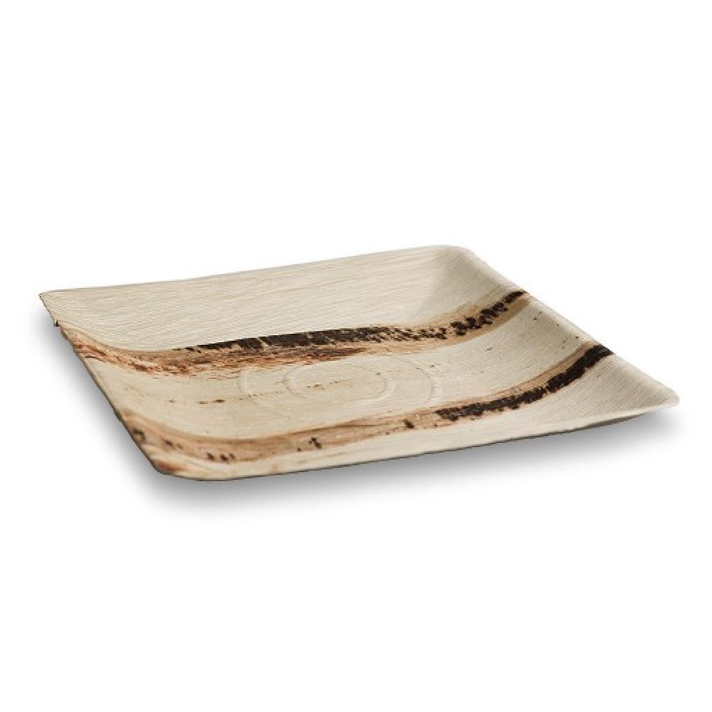 PALM PLATE SQUARE LARGE 250MM -10"- (4X25)