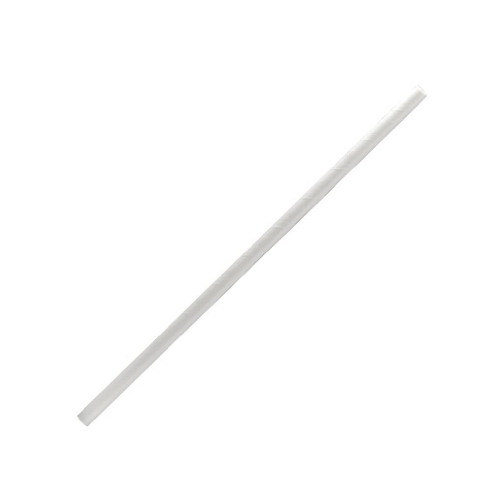 COCKTAIL ***PAPER*** STRAWS WHITE (2500)
