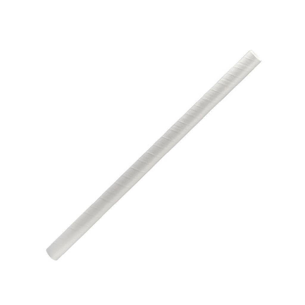 JUMBO ***PAPER*** STRAWS WHITE "GREENMARK" (10X250)