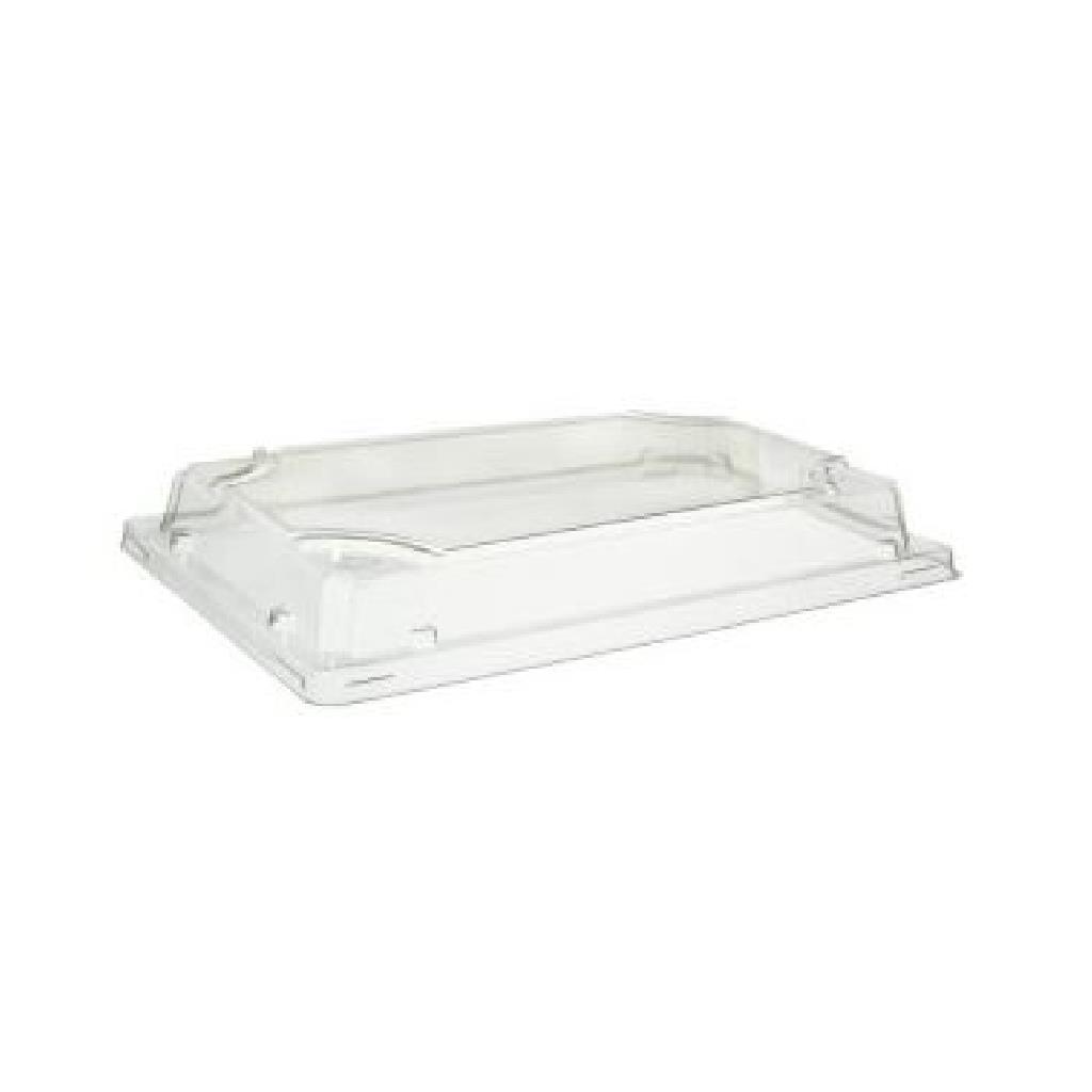 PET SUSHI TRAY LID TO SUIT XX LARGE SUSHI TRAY (300)