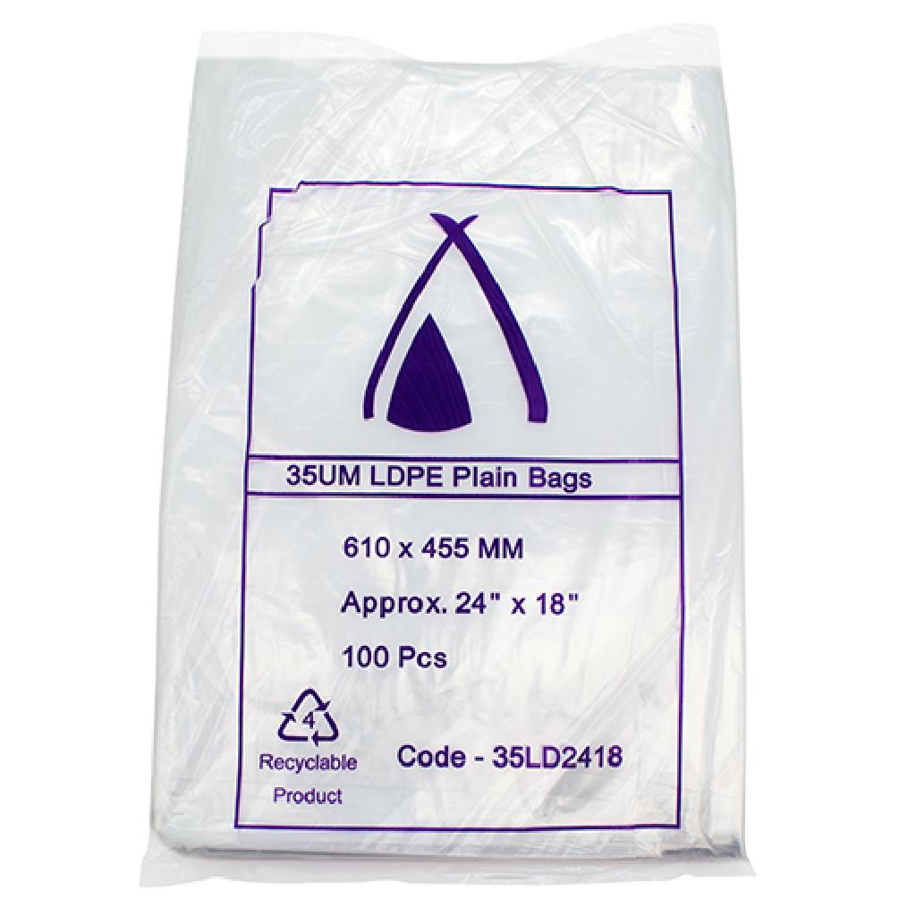 LDPE BAGS 610X455MM (5X100)