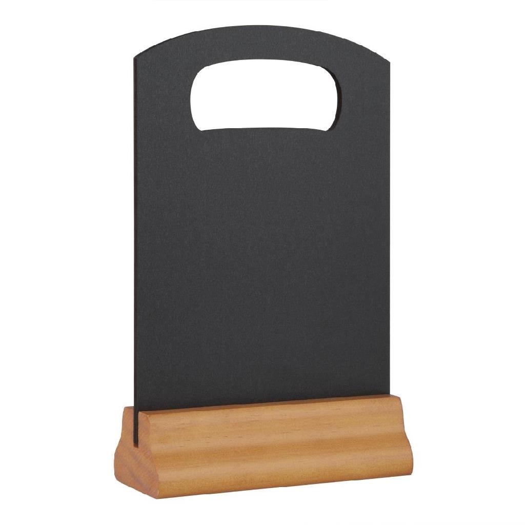 A5 CHALK BOARD MENU WITH WOODEN STAND 15X22.5CM [GG110 OR BBA5ST]