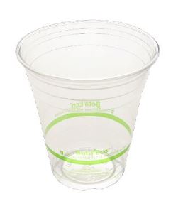 285ML RPET CLEAR PLASTIC CUP ANCHOR BETAECO GREEN 78MM "WEIGHTS & MEASURED APPROVED" (20X50)