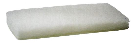 GLITTERPAD HAND PAD WHITE GLOMESH THICKLINE 250X115MM