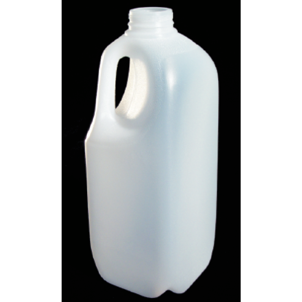 2LT NATURAL HDPE XL MILK BOTTLE 38MM SNAPLOC TAMPER EVIDENT NECK FINISH (72)