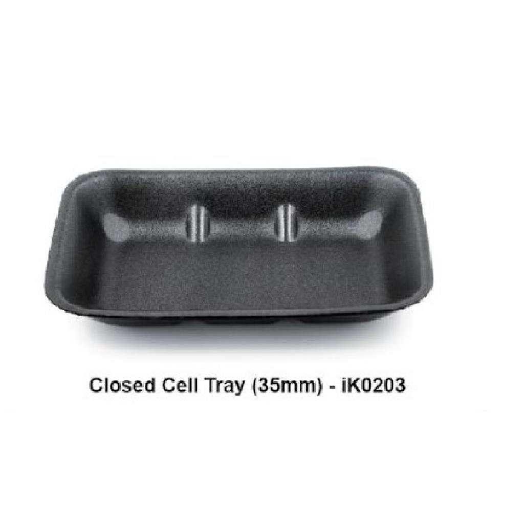 8X5 FOAM TRAY BLACK DEEP IKON (4X90)