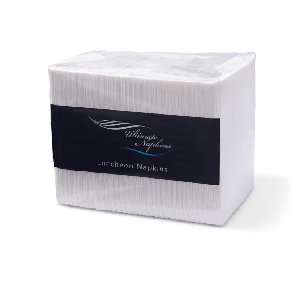 1PLY LUNCH NAPKIN WHITE GT FOLD [LN1PGT] (3000)  ***CARTON ONLY***