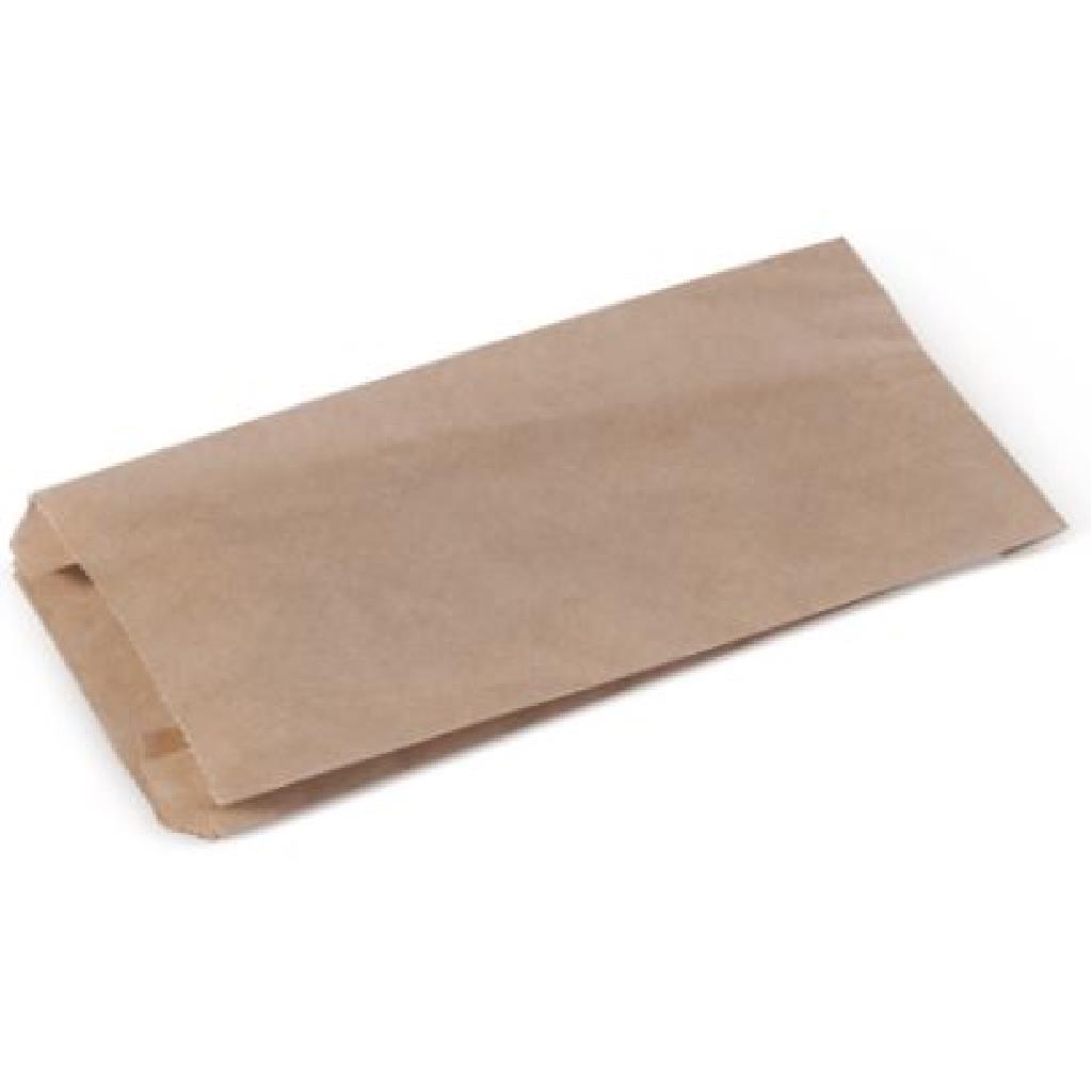 PAPER BAG + + BROWN + + #2 SATCHEL (125MM X 235MM) (500)