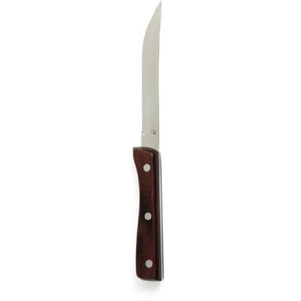 TABLEKRAFT JUMBO STEAK KNIFE PAKKAWOOD - POINTED TIP [20676]