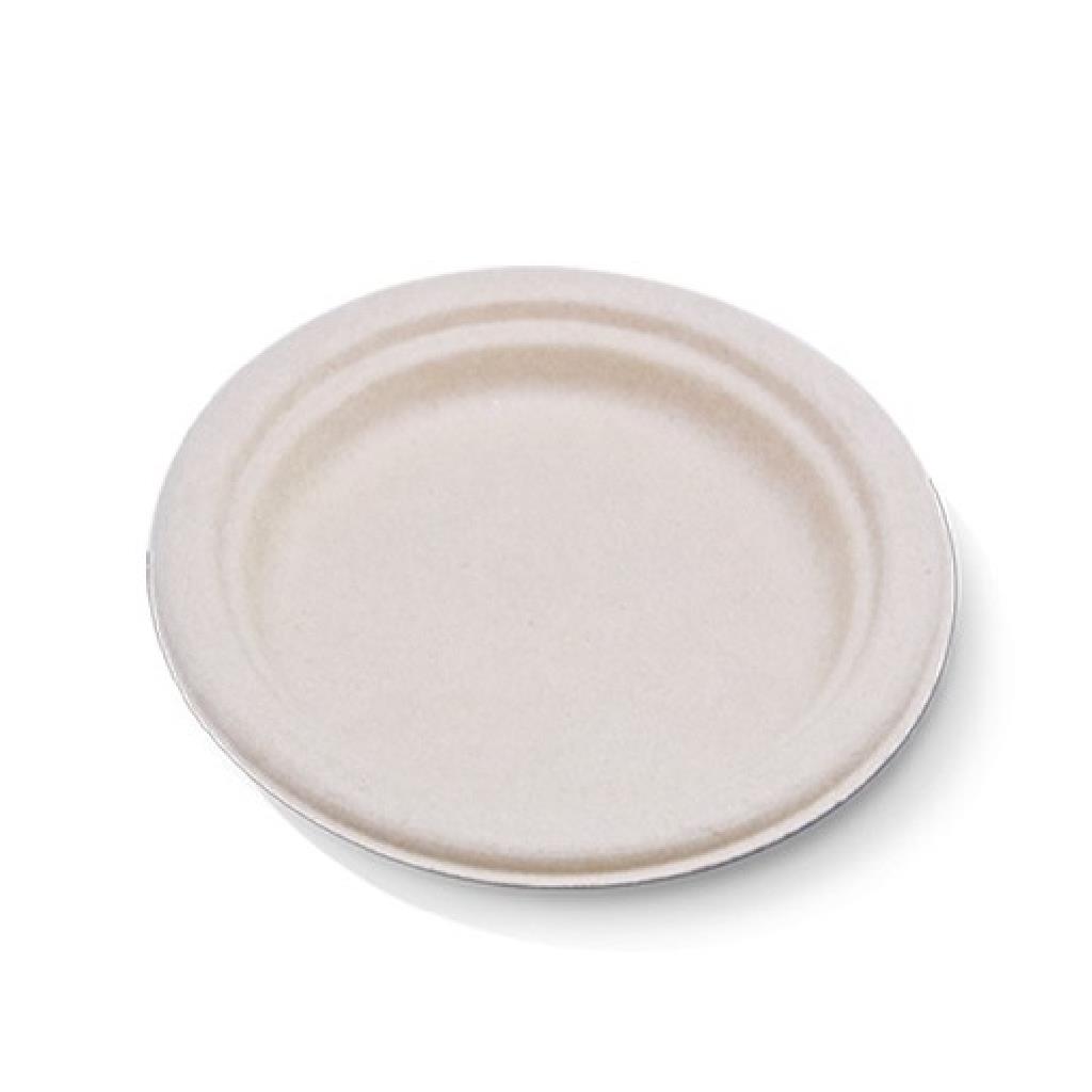 10" BAMBOO ROUND PLATE GREENMARK (10X50)
