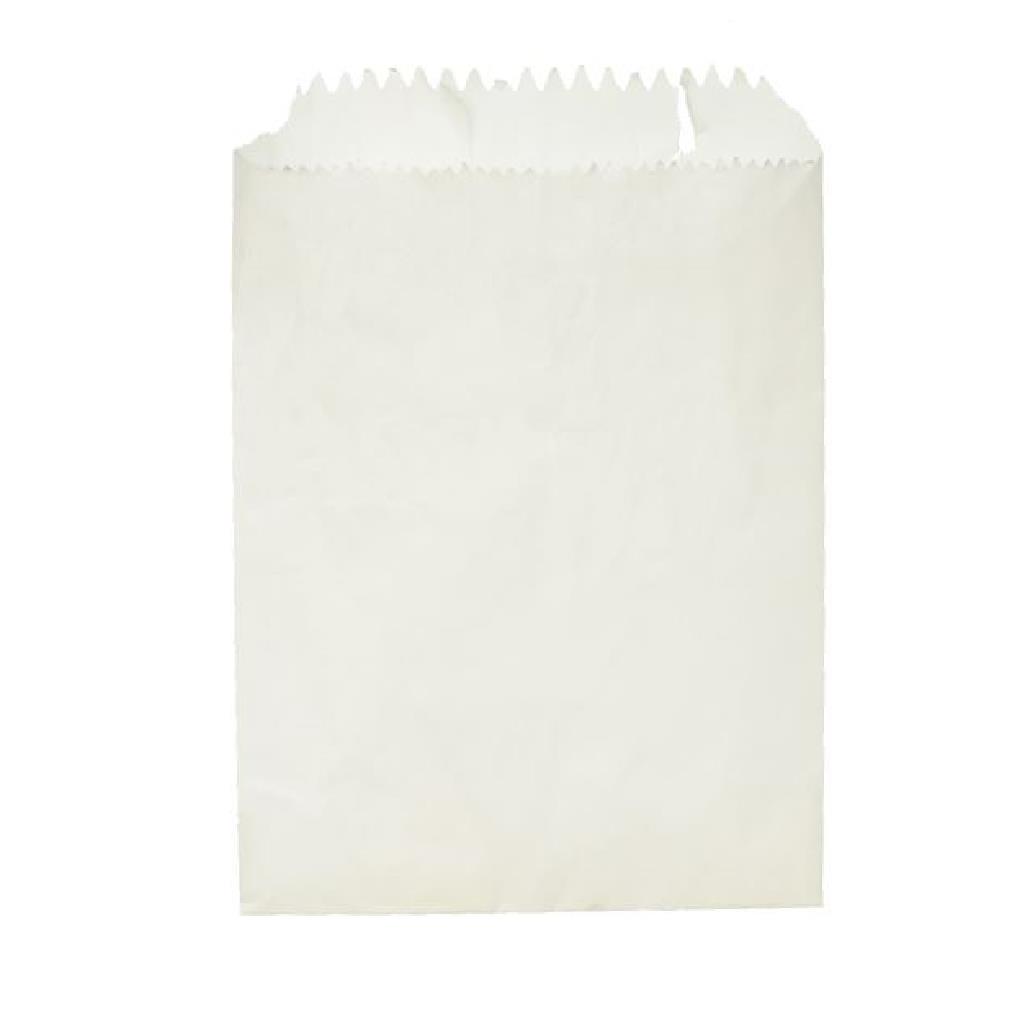 PAPER BAG - WHITE - 1/2 FLAT / 8OZ (160MM X 115MM) (1000)
