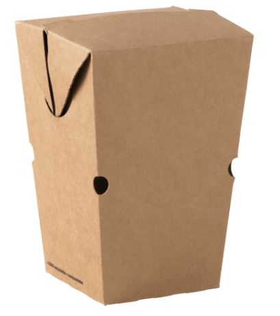 LARGE *STAND UP* KRAFT BROWN CHIP BOX "DETPAK GO RANGE" [K028S0010] (500)