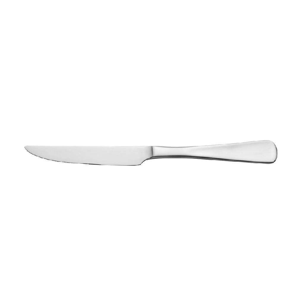 ROME STEAK KNIFE SOLID 18/10 S/S HANDLE (12) [12073]