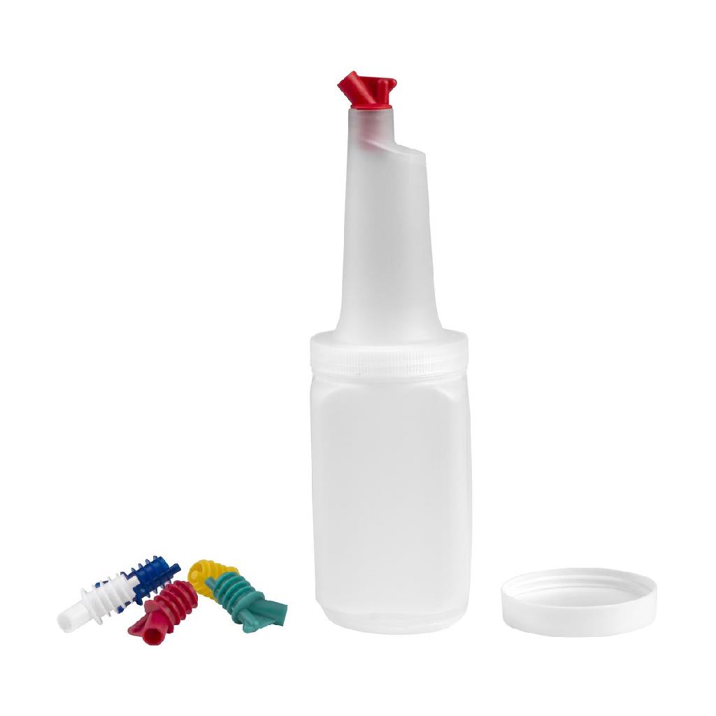JUICE POURER **SQUARE** 2L WITH ASSORTED SPOUTS [69130]