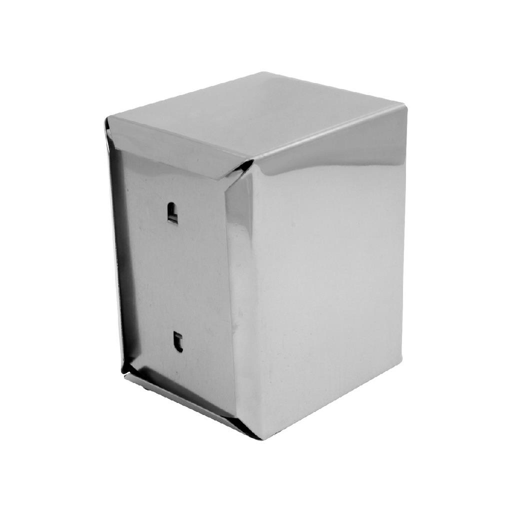 NAPKIN DISPENSER STAINLESS STEEL COMPACT "D" FOLD "TRENTON" [70262]