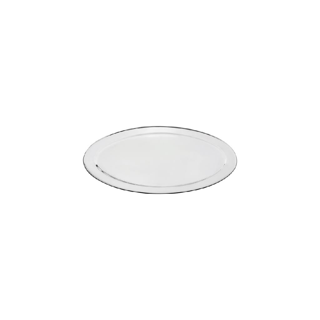 TRAY PLATTER OVAL STAINLESS STEEL 200MM [76308]