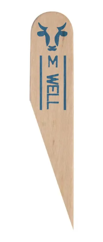 ONE TREE STEAK MARKER WOOD PADDLE - MEDIUM WELL (20X200)
